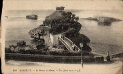Biarritz - Le Rocher de Basta - CPA 