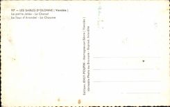 Sables d'Olonne - the Small Pier - the Channel - the Tower of Arundel - Thatch - CPA