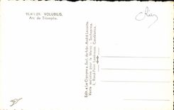 Morocco Volubilis MODERN CARD Arc de Triomphe