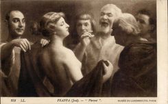 CPA getroffenes Phryne Musee von Luxemburg Paris