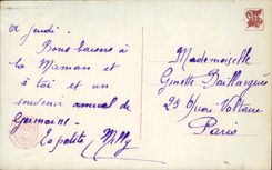 CPA entsprechend der Abbildung die Belohnung Zeichnung von J Simont