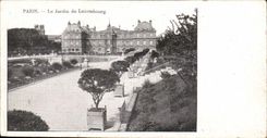 Paris - 6 - Garden of Luxembourg - CPA