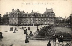 Paris - 6 - Garden of Luxembourg - the Palate - child - CPA