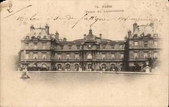 Paris - 6 - the garden of Luxembourg - the palate - CPA