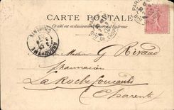 Paris - 6 - the garden of Luxembourg - the palate - CPA