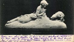 Paris - 6 - Side and Bear - Luxembourg - CPA