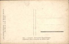 Paris - 1 - Luftschlitz - agyptisches Angebot Frau der Antiquitaten eines Blumenstrausses dem Genieflugel - CPA