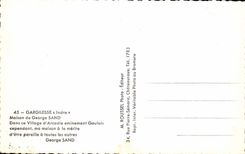 Gargiless - Haus des Georges-Sandes - CPA