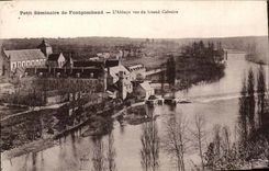 Kleines Seminar von Fontgombaud - die Abtei gesehen vom grossen Martyrium - CPA