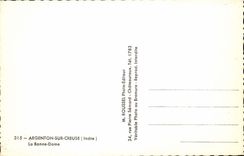 Nickelsilber auf Hohle - die gute Dame - CPA