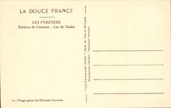 CPA Umlagerungen von Cauterets See Gaube