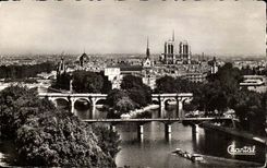 Paris - der Punkt der ISCED ah der Brucken - CPA