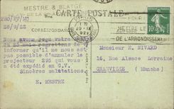 Paris 8 - The Avenue of the Large Army seen from top of Arc de Triomphe - CPA