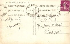 La Douce France - Cote Basque - Biarritz - CPA 