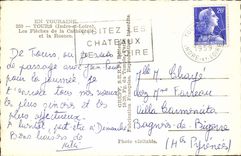 Tours - Les Fleches de la Cthedrale et a Rosace - CPA 