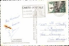 Navarrenx - the gave and walls seen of the door St Antoine - CPA