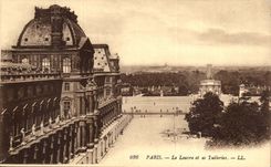 Paris CPA Luftschlitz und Tileries