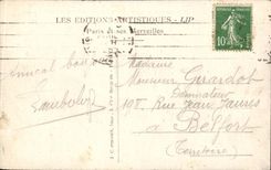 Paris CPA Panorama of the place of the Harmony taken towards the Sacring Heart of Montmartre