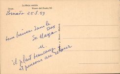 CPA Goya das Maja vestida Museo de Prado