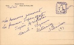 CPA manuelles Goya Silvela Museo de Prado