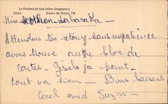 CPA Goya Pradera de San Isidoro Museo de Prado