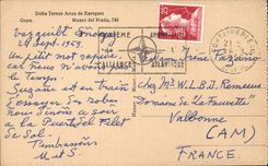 CPA Goya gab De Prado Teresa Artas de Enriquez Museo