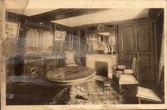 CPA Dining room of Buissonnets