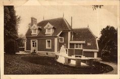 CPA northern Buissonnets Frontage catch of the large garden