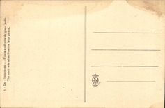 CPA northern Buissonnets Frontage catch of the large garden