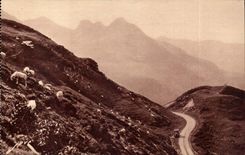 CPA thermal Road of aubisque a View-point on the road