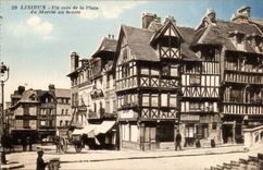 Lisieux CPA a corner of the place of the market to butter