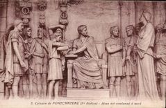 CPA Calvaire of Pontchateau Jesus east condemns died