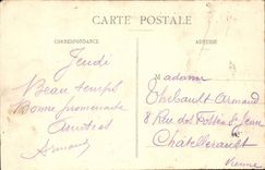 Angers CPA Places Visitation Towards the street of the Strings