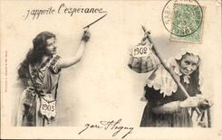 Fantasy - I bring hope - 1902 1903 - Louise - CPA