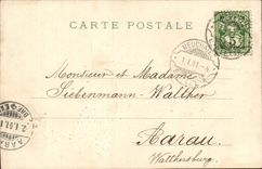 Switzerland - Switzerland - Neuchâtel - Happy New Year 1901 Monument of the Republic has Neuchâtel CPA