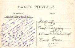 CPA Happy Fantasy birthday Flowers Woman Bird