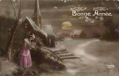 CPA Fantasy Happy New Year Woman