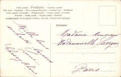 CPA Fantasy Happy New Year Flowers