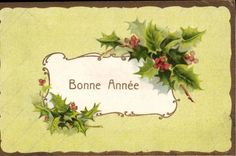 CPA Fantasy Happy New Year Flowers