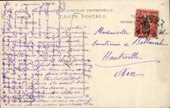 CPA Fantasy Happy New Year child (swans swan)