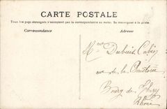 CPA imagination I wish you one happy new year Femme Flowers