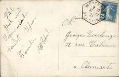 CPA imagination Happy New Year I have form for you forever wishes in love tender Femme