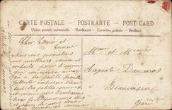 CPA imagination Child Happy New Year (station)