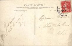 CPA imagination Each one of my flowers contains a caress (child)