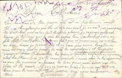 CPA Phantasie Blumen des Kindes fur das Gesicht