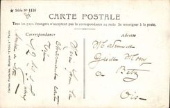 CPA imagination Child Flowers