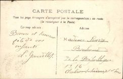 CPA Bonne imagination celebrates