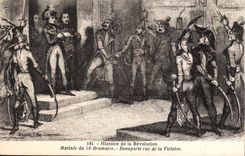 CPA Napoleon History of the Crossbred Revolution of the 18 Brumaire street of the Victoire