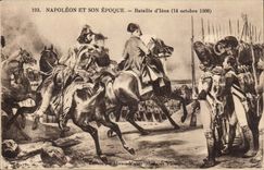 CPA Napoleon History and its time Battle of Iena October 14th 1806