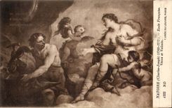 CPA Natoire Charles Joseph 1700 1777 Come French School and Vulcan